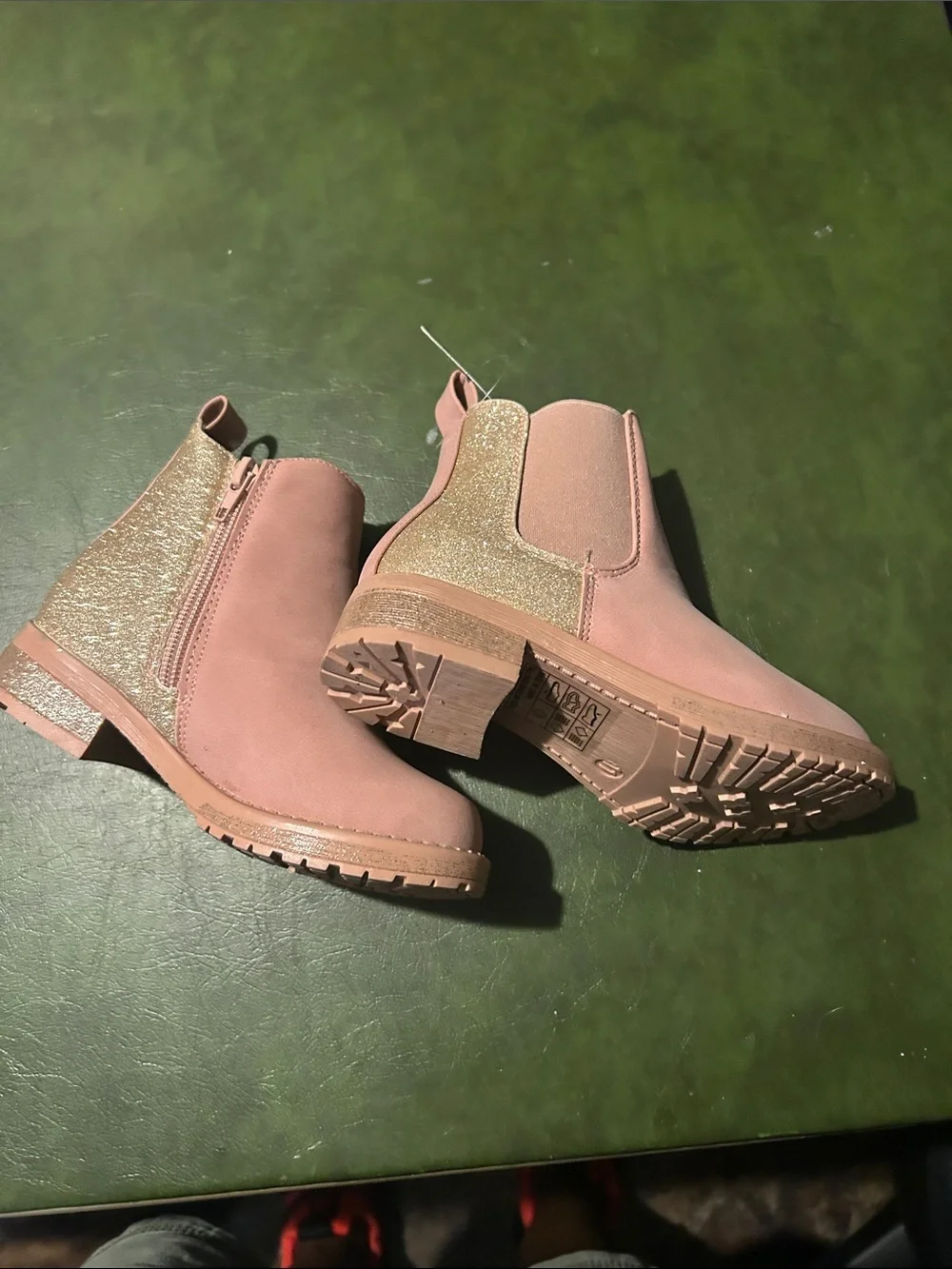 Laundry By Shelli Segal Girls Pink Ankle Boots